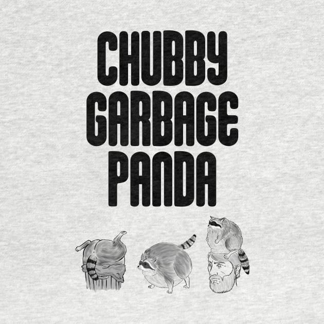 chubby garbage panda by Bertoni_Lee